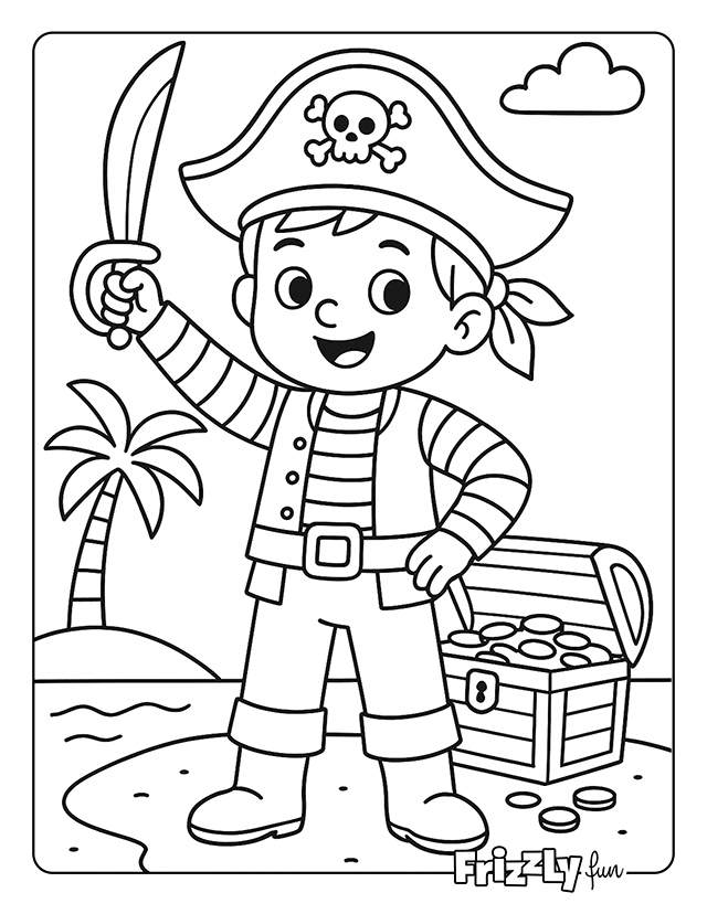 Coloring page category Pirate coloring pages