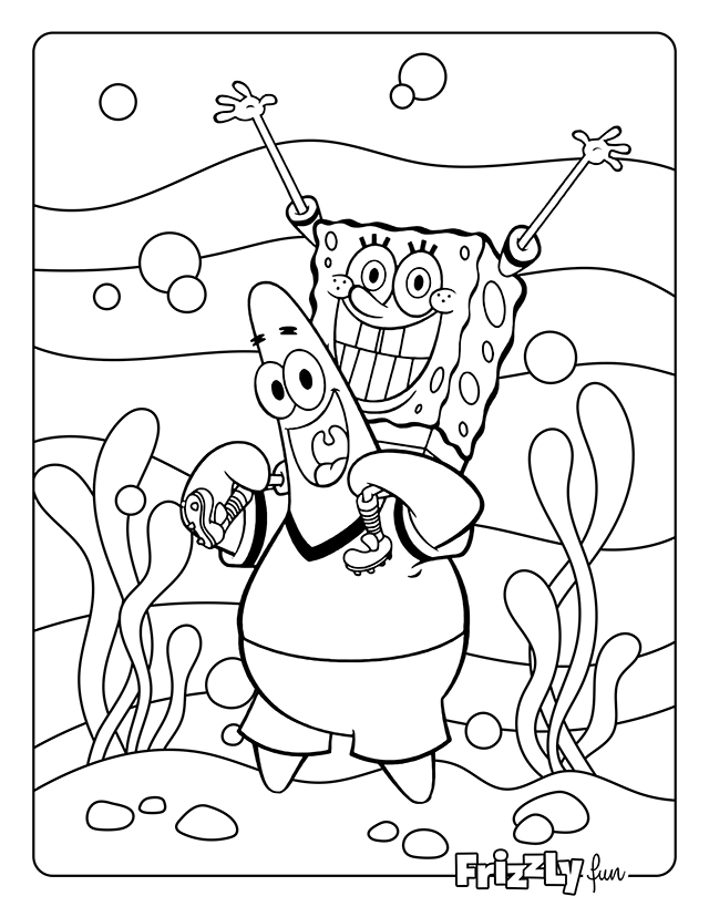 Coloring page category Spongebob Coloring Pages
